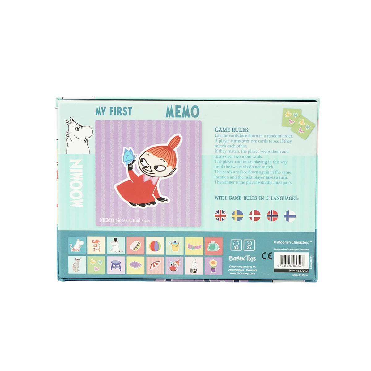 Muminki gra edukacyjna memo Barbo Toys