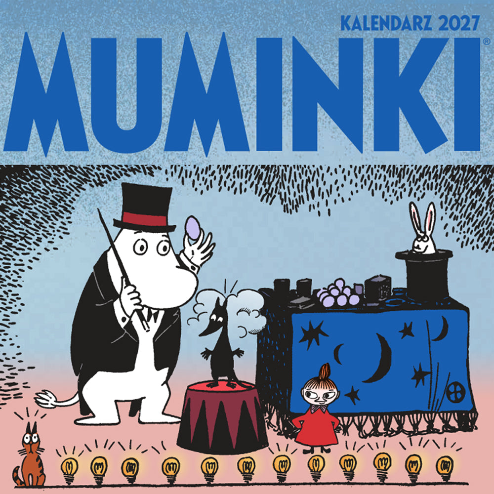 Kalendarz ścienny 20x20cm 2027 Muminki (wersja Polska) Putinki