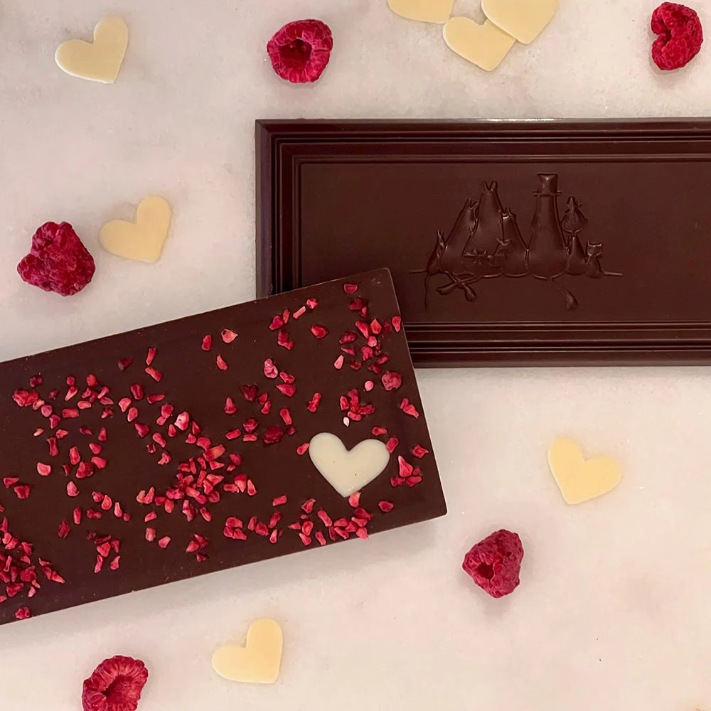 Czekolada Love (ciemna czekolada, maliny) Kalmar Chokladfabrik