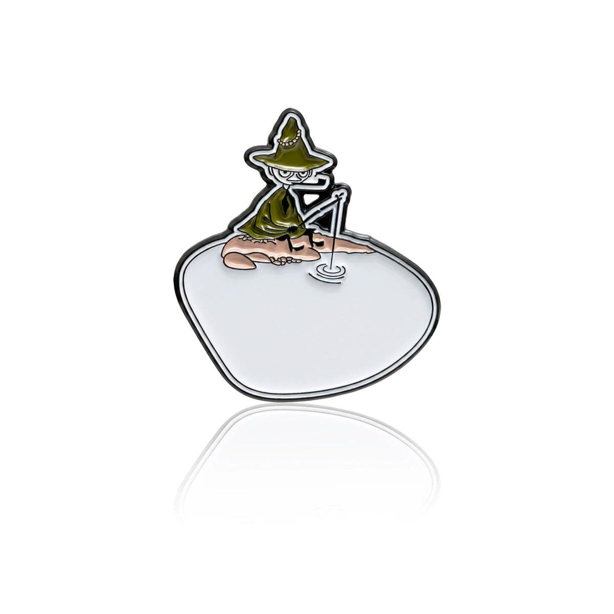 Przypinka Pin Włóczykij na rybach (metal) Muminki