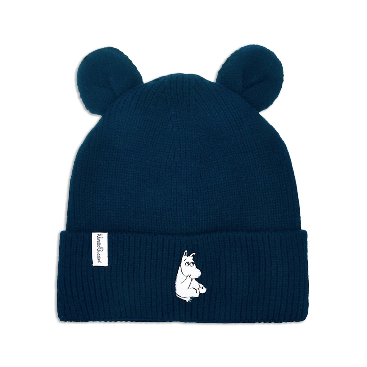 Czapka dziecięca z uszami Muminek (granat) NordicBuddies