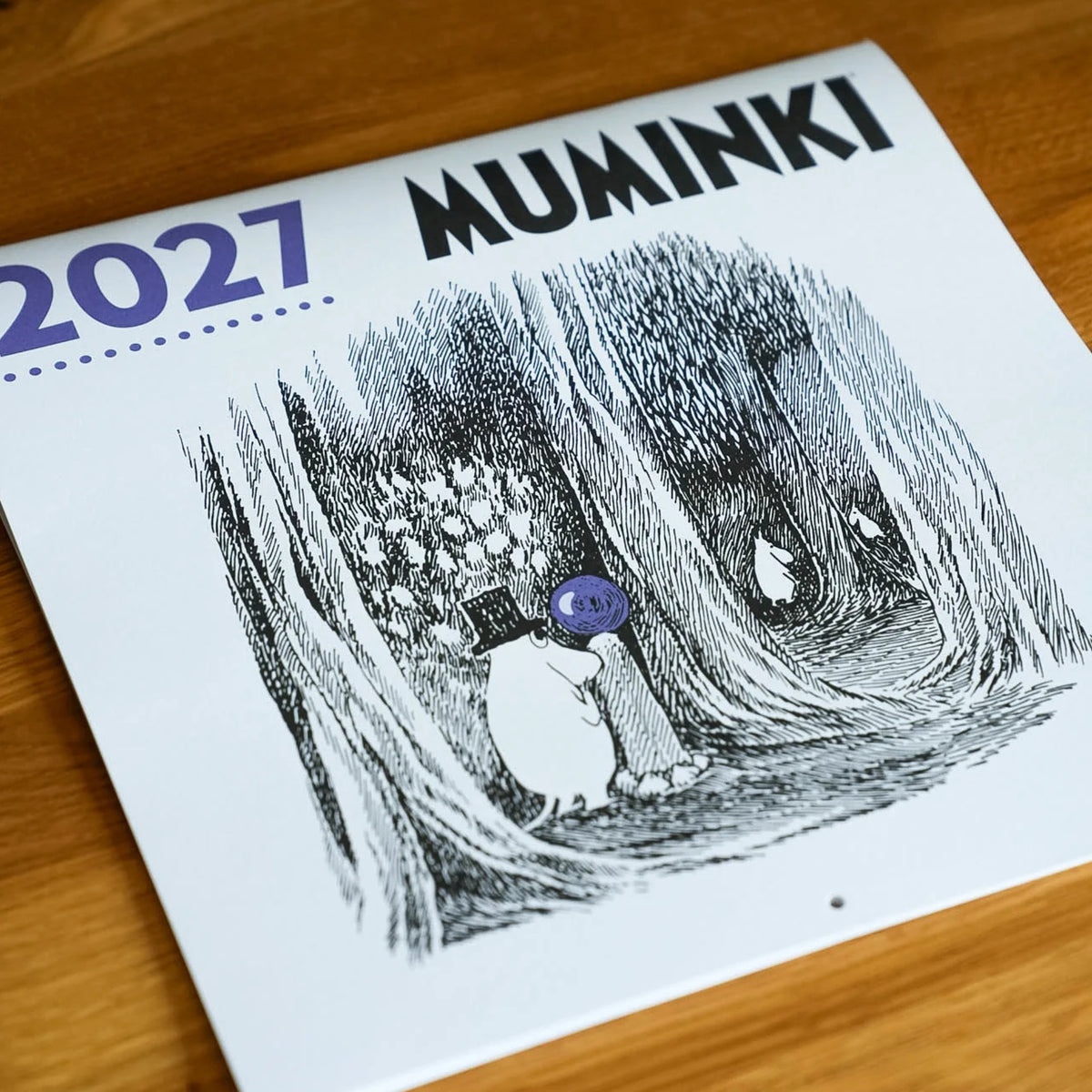 Kalendarz ścienny 30x30cm 2027 Muminki (wersja Polska) Putinki