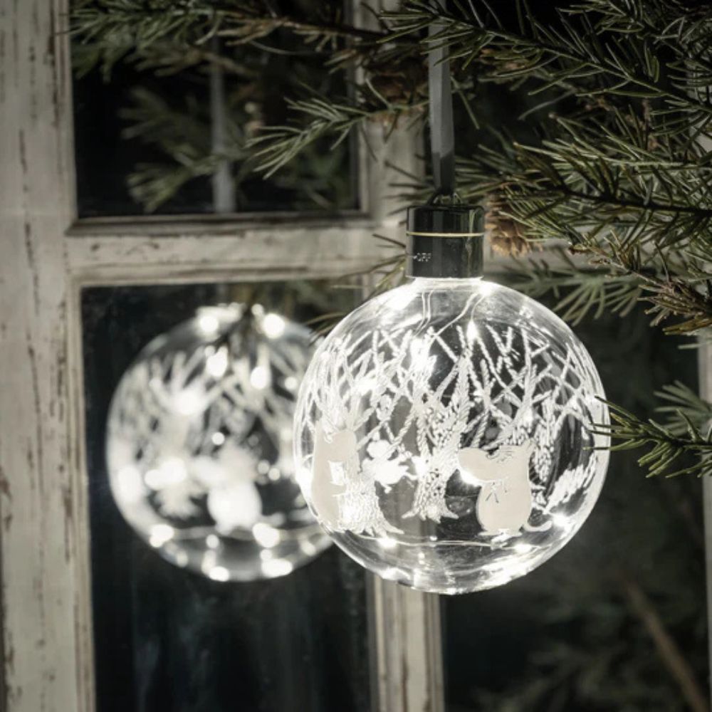 Bombka choinkowa LED Muminki w lesie Muurla