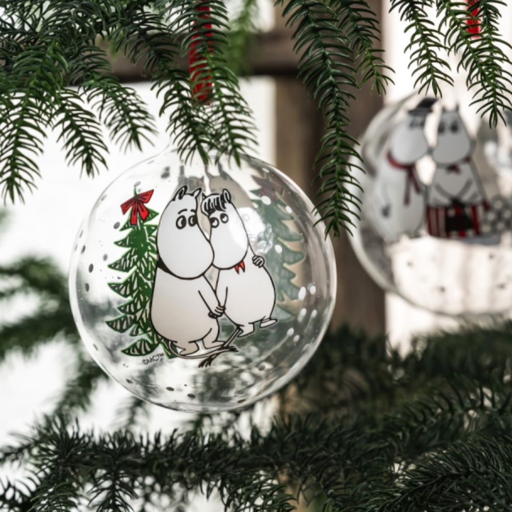 Bombka choinkowa Migotka i Muminek 9 cm Muurla