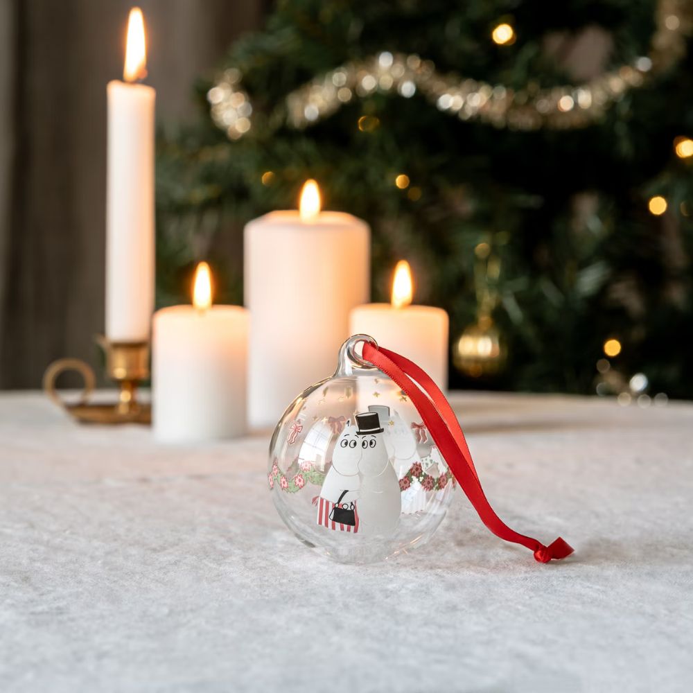 Bombka choinkowa Mamusia i Tatuś Muminka 7cm Muurla