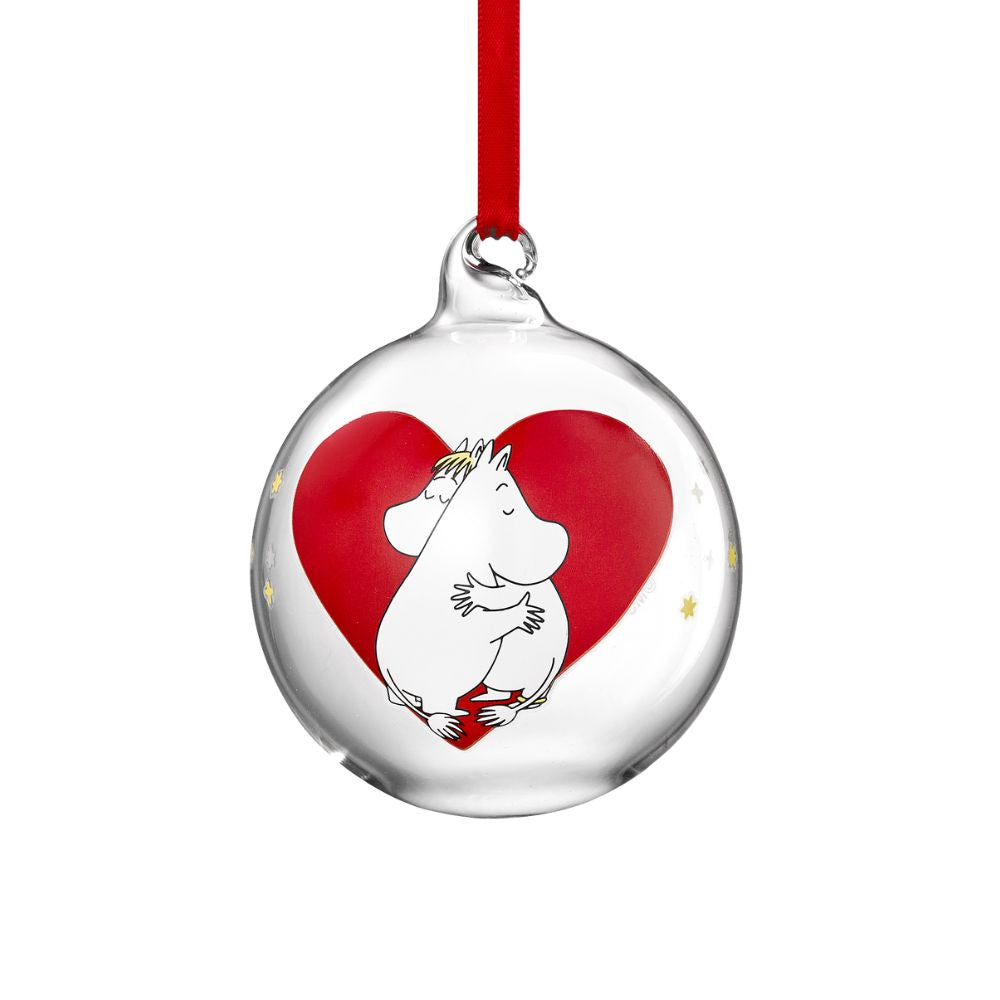 Bombka szklana Muminki Heart 7 cm Muurla