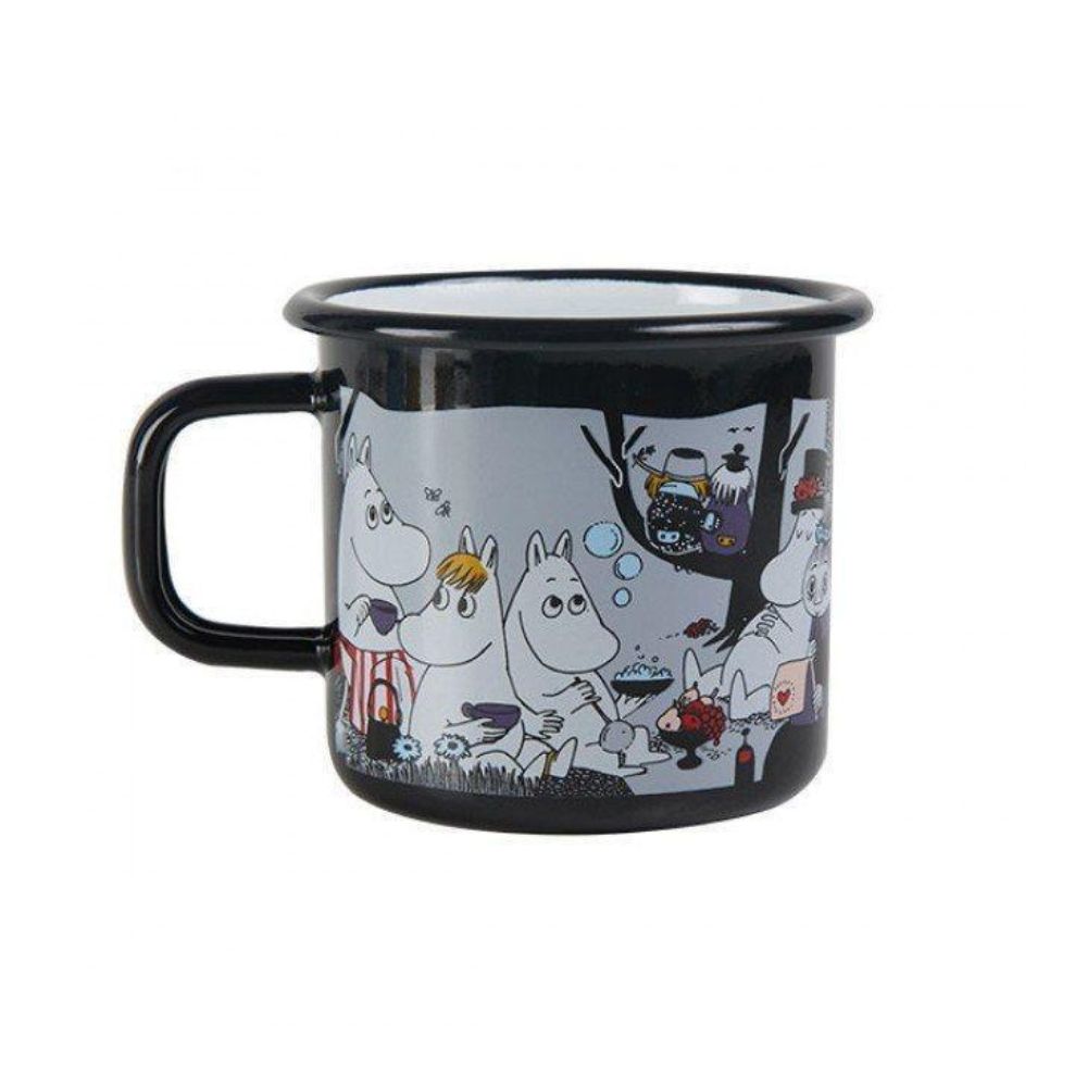 Kubek emaliowany 370ml Piknik Muminków Muurla