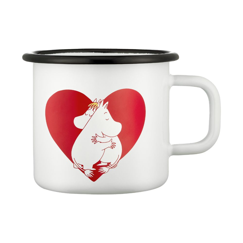 Kubek emaliowany 370ml Muminki Heart Muurla