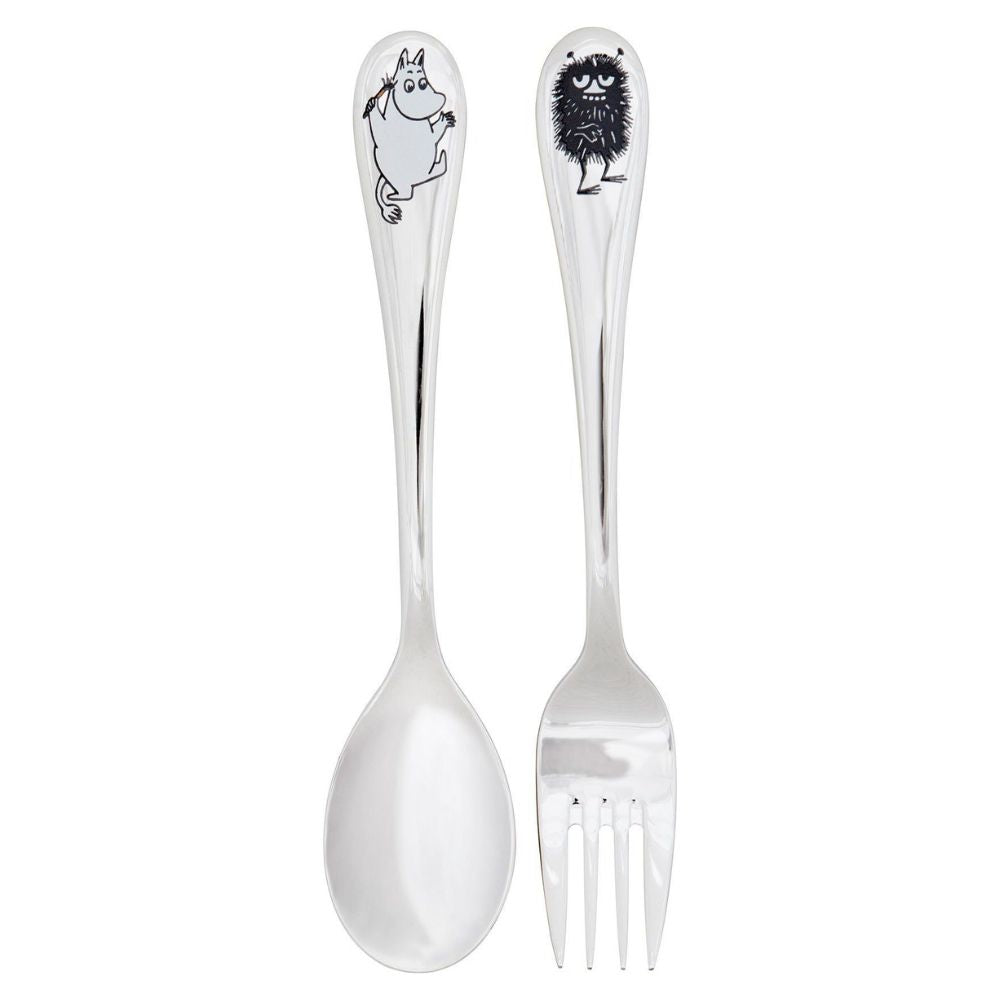 Zestaw 2 sztućców dla dzieci Muminek i Bobek - Moomin Arabia
