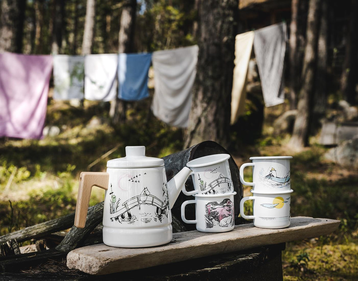 Kubek emaliowany 370ml Muminki Drzemka na łące Muurla