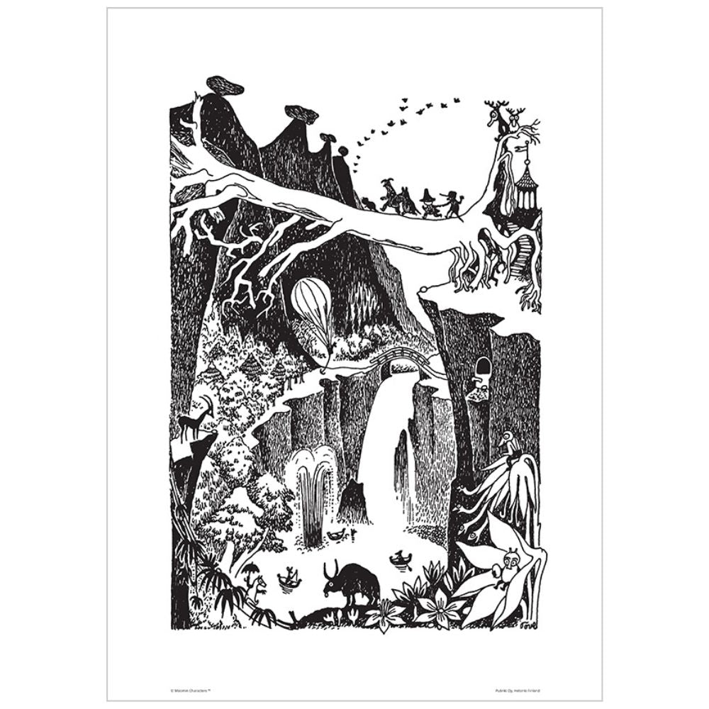 Plakat 50x70cm Przygody Taty Muminka Putinki