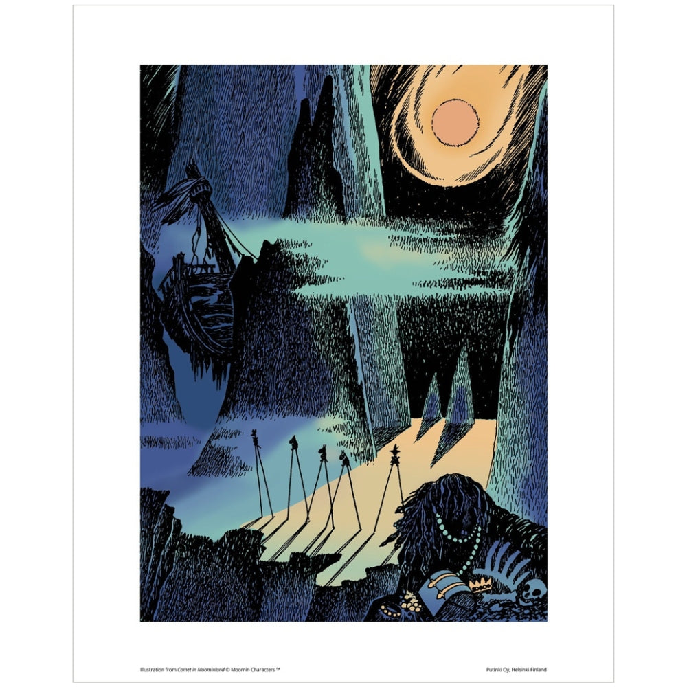 Plakat Muminki Kometa 24 x 30 cm Putinki