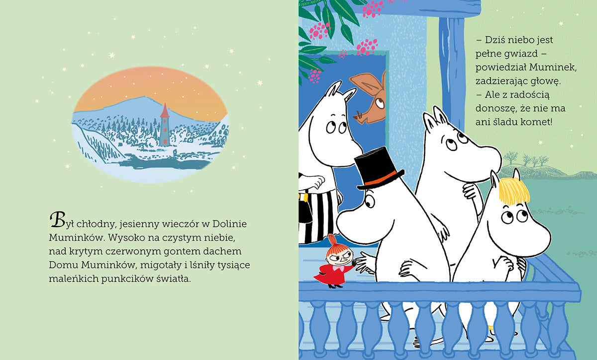 Książka Muminek Mamusia Muminka i Kometa HarperKids