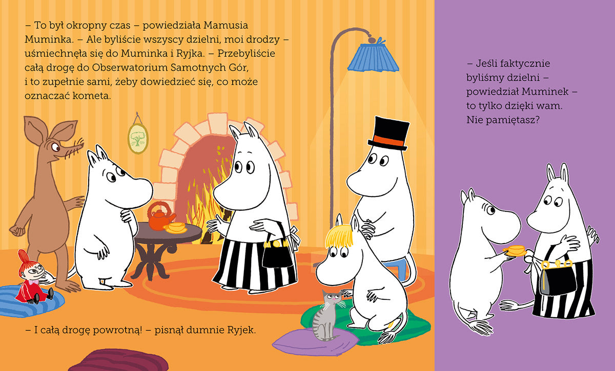 Książka Muminek Mamusia Muminka i Kometa HarperKids