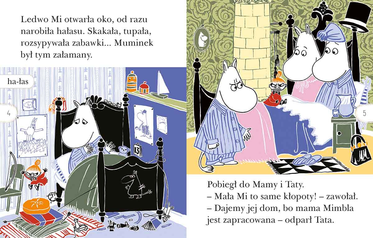 Książka Muminki &quot;Oto Mała Mi&quot; Czytam sobie poziom 2 - HarperKids