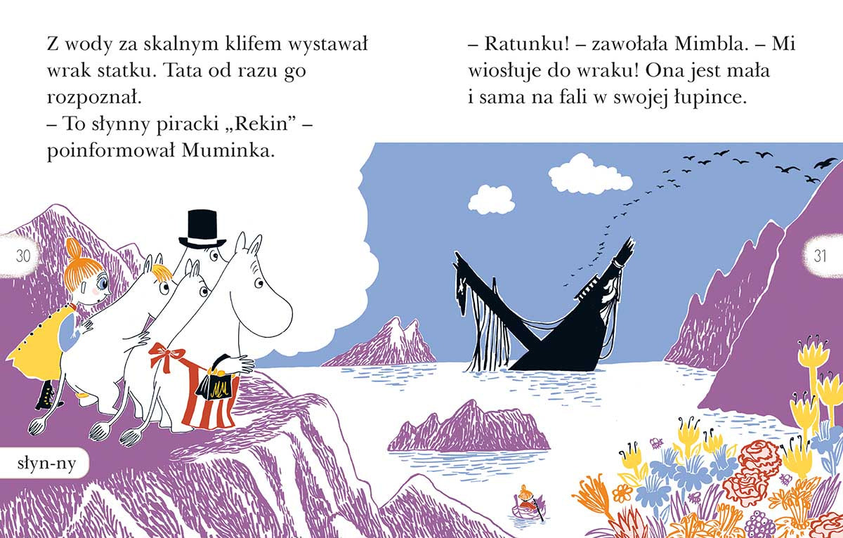 Książka Muminki &quot;Oto Mała Mi&quot; Czytam sobie poziom 2 - HarperKids